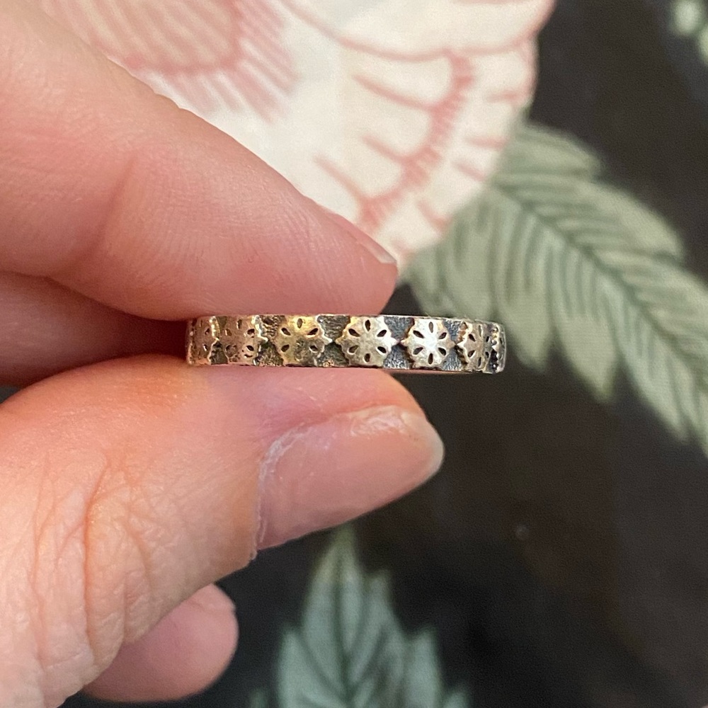 Boho Sterling Silver Ring